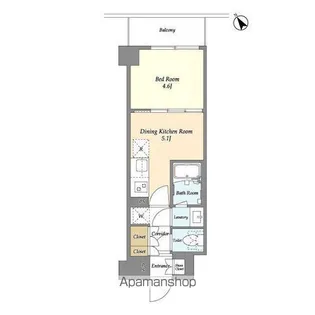 KDXレジデンス西調布【4階】の間取り