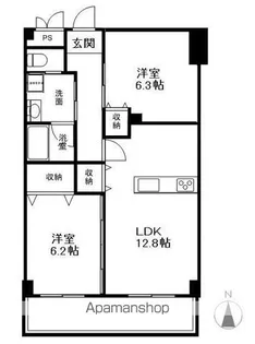 ライフコア上千田【3階】の間取り