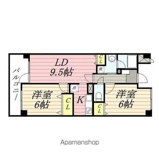ノア本屋敷【3階】の間取り