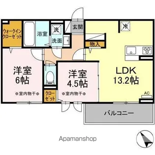 アーバンゲートV【3階】の間取り