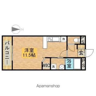 PARK FRONT NAKAMURA【2階】の間取り