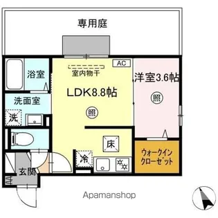 BRILLIA TWIN STAGE(ブリリア ツイン ステージ【1階】の間取り