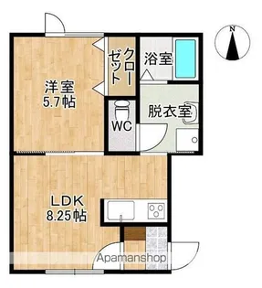 ドルフ⑤【23号室】の間取り