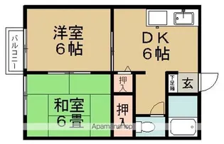 VENT VERT【1階】の間取り