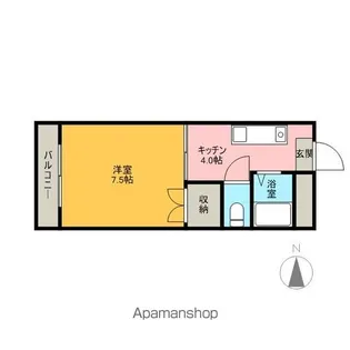 宮城県仙台市宮城野区宮千代1丁目【マンション】の間取り