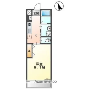 スュプレームN【2階】の間取り