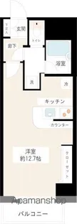 カスタリア新宿御苑【11階】の間取り