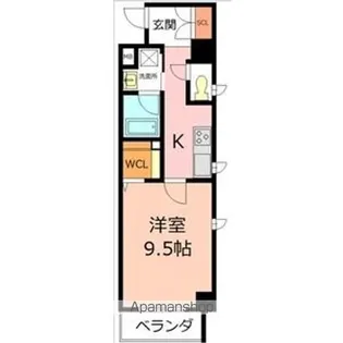 アーバンライフ名駅ウエスト【6階】の間取り