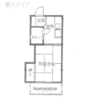 渡辺ビル【601号室号室】の間取り