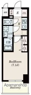 S−RESIDENCE星ヶ丘【3階】の間取り
