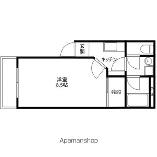 ピュアクリスタルⅠ【203号室】の間取り