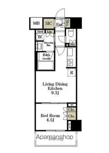 オープンレジデンシア板橋グランデ【406号室】の間取り