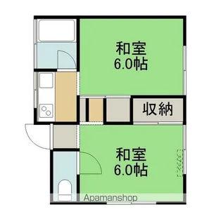 福島県郡山市富久山町久保田字三御堂【アパート】の間取り