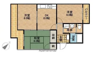 マンションフレンドシティ【3階】の間取り