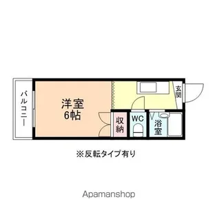 ハイム上堀【303号室】の間取り