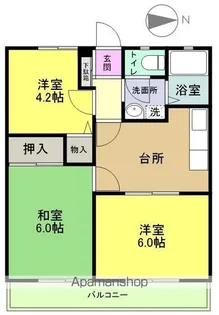 3Kの間取り画像