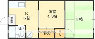 第1マルデンハイツ【4階】の間取り