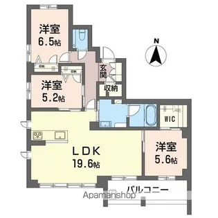 戸塚日和【102号室】の間取り
