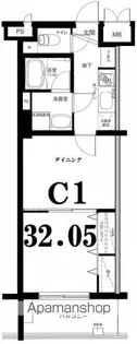 グリフォーネ横浜・妙蓮寺【203号室】の間取り