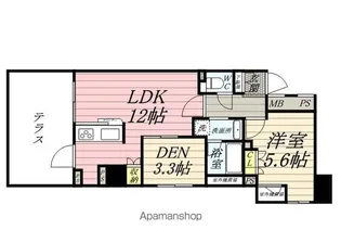 コンフォリア西早稲田【4階】の間取り