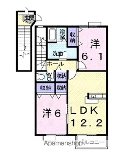 プラシード・カーサⅡ【2階】の間取り