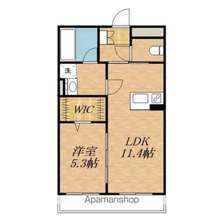 グランコートMⅡ【302号室】の間取り