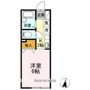 テラス明大前【1階】の間取り