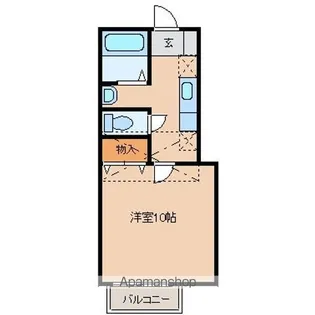 アヴァンセ高砂【2階】の間取り