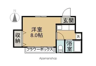 サンライズヴィレッジC棟【2階】の間取り
