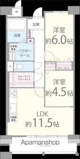 ネクスト吉塚【5階】の間取り