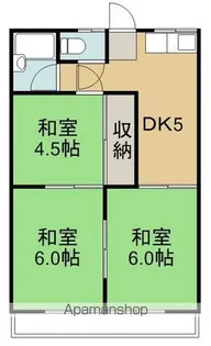 高橋荘【2階】の間取り