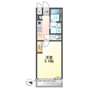 グランディール小田原【2階】の間取り