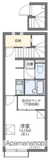 レオネクスト亀山Ⅱ【2階】の間取り