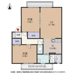 グラン・レーミオ【205号室号室】の間取り