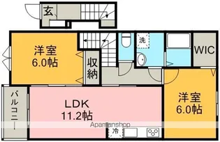 スロウハイツ【2階】の間取り