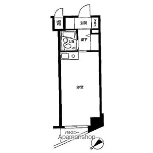 IWASAKI BLDG【10階】の間取り