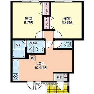 DAIICHI【102号室】の間取り