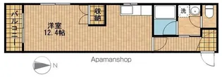 ベルハウス【105号室】の間取り