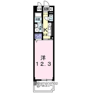 プラシード【3階】の間取り