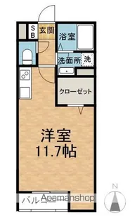 リアレクト平田【1階】の間取り