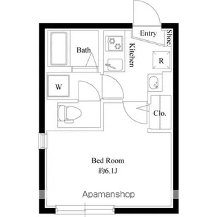 リュクスマンション都立家政【2階】の間取り
