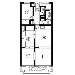ヒルズ富士【3階】の間取り