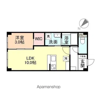 メゾンK&M 11【1階】の間取り