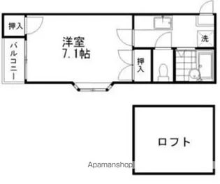 ポラリスマリーナ【2階】の間取り