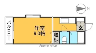 WIN LEGEND Ⅱ【3階】の間取り