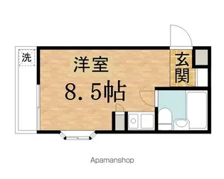 クロノス聖蹟桜ヶ丘【106号室】の間取り