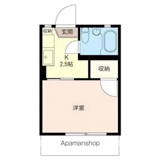 アレ・ド・ベラージュ【105号室】の間取り
