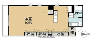 ザ・グローバル・タワー【6階】の間取り