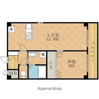 ウエムラグレース忠岡町【2階】の間取り