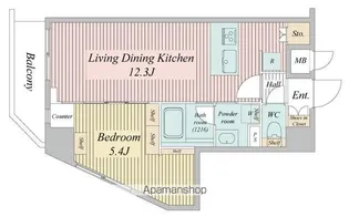 ハーモニーレジデンス東京ツリー京島【6階】の間取り